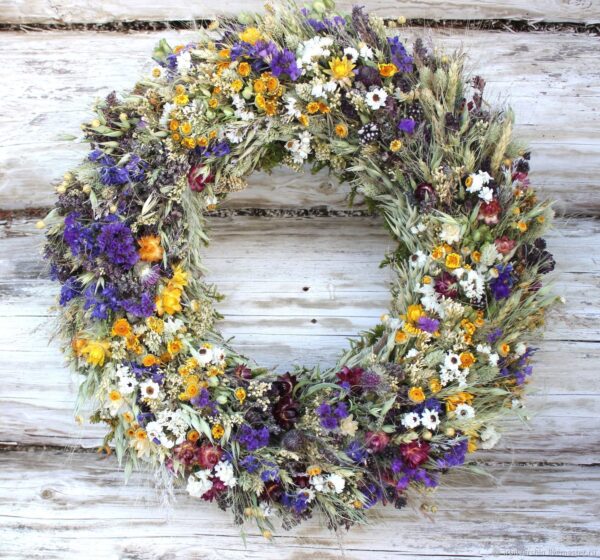 Trockenblumen-Kranz (40 cm)